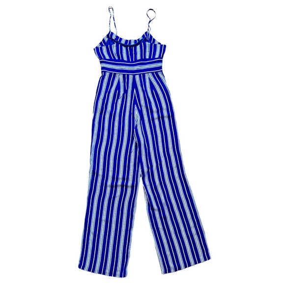 BB DAKOTA STRIPED JUMPSUIT. - Picture 2 of 4